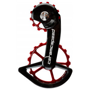 Litrid CeramicSpeed Oversized for Shimano 9250/8150 Series Alloy 607 stainless steel red (110498)