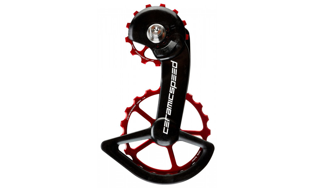 Litrid CeramicSpeed Oversized for Shimano 9250/8150 Series Alloy 607 stainless steel red (110498) 