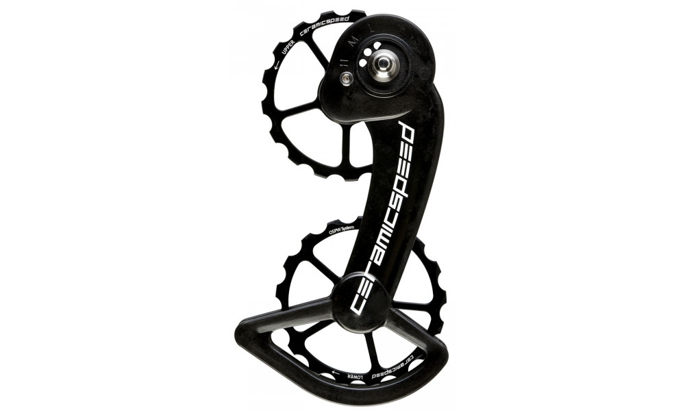 Litrid CeramicSpeed Oversized for SRAM 10+11s Mechanical Alloy 607 stainless steel black (101659) 