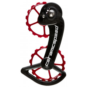 Litrid CeramicSpeed Oversized for SRAM 10+11s Mechanical Alloy 607 stainless steel red (101663)