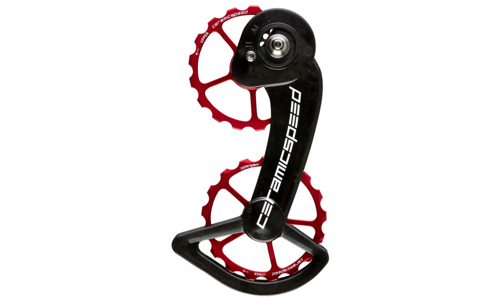 Litrid CeramicSpeed Oversized for SRAM 10+11s Mechanical Alloy 607 stainless steel red (101663) 