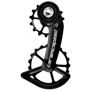 Litrid CeramicSpeed Oversized for SRAM RedForce AXS Alloy 607 stainless steel black (107378)