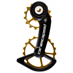 Litrid CeramicSpeed Oversized for SRAM Red/Force AXS Alloy 607 stainless steel gold (110200)