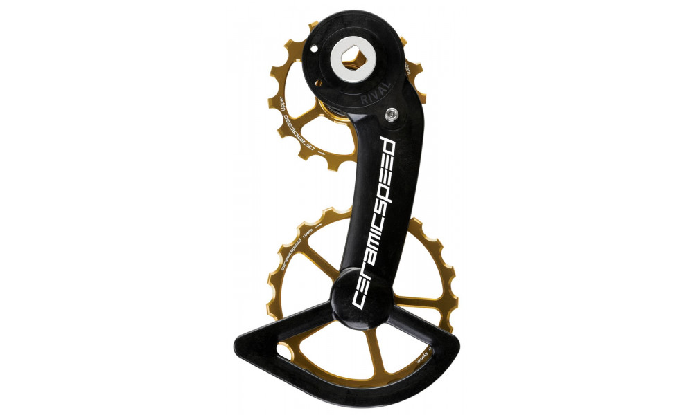 Litrid CeramicSpeed Oversized for SRAM Rival AXS Alternative Alloy 607 stainless steel gold (110680) 