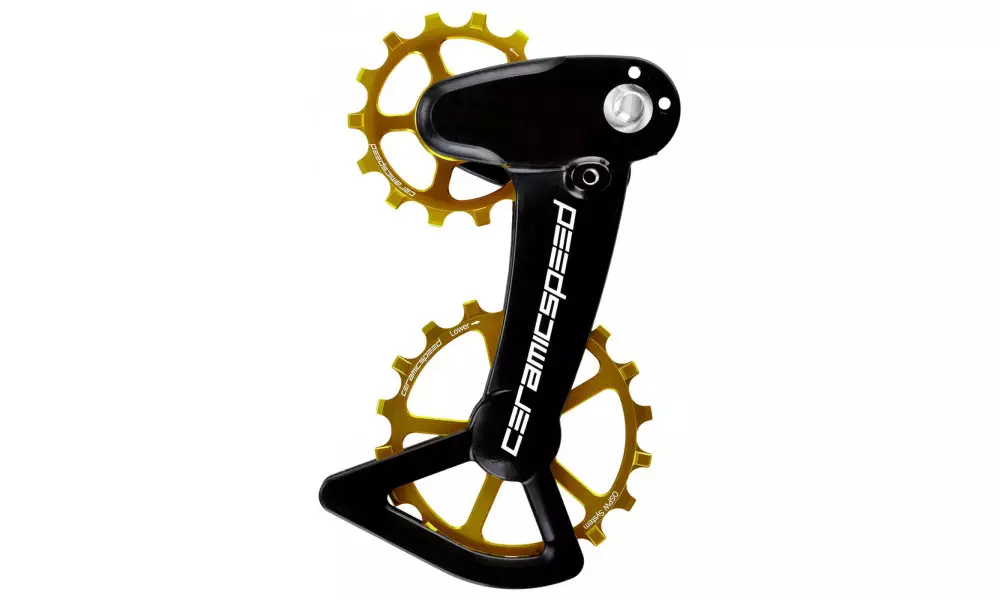Litrid CeramicSpeed Oversized X for Shimano 12s XT/XTR Alloy 607 stainless steel gold (108176) 