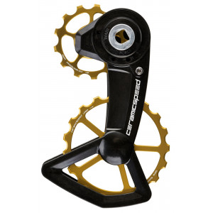 Litrid CeramicSpeed Oversized X for SRAM Red/Force/Rival AXS XPLR Ctd Alloy 607 Coated gold (111349)