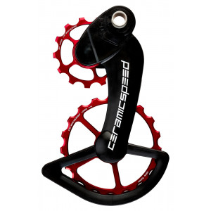 Litrid CeramicSpeed Oversized for Campagnolo 11s Mechanical/EPS Coated Alloy 607 red (104064)