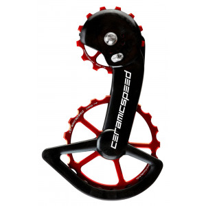 Litrid CeramicSpeed Oversized X for Shimano GRX810/815/Ultegra RX800/805 Coated Alloy 607 red (108532)