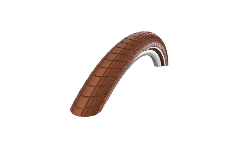 Padanga 26" Schwalbe Big Apple HS 430, Active Wired 55-559 Brown-Reflex - 2