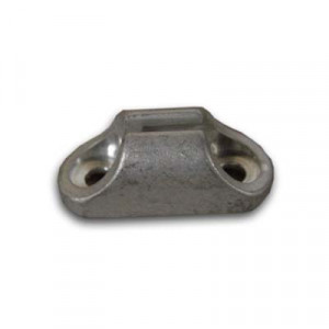 Housing holder alloy with holes for riveting, silver