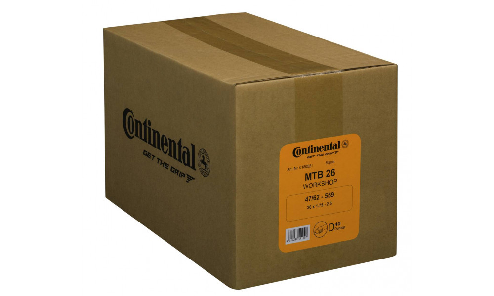Sisekumm 26" Continental MTB D40 (47/62-559) Workshop (50pcs.) 