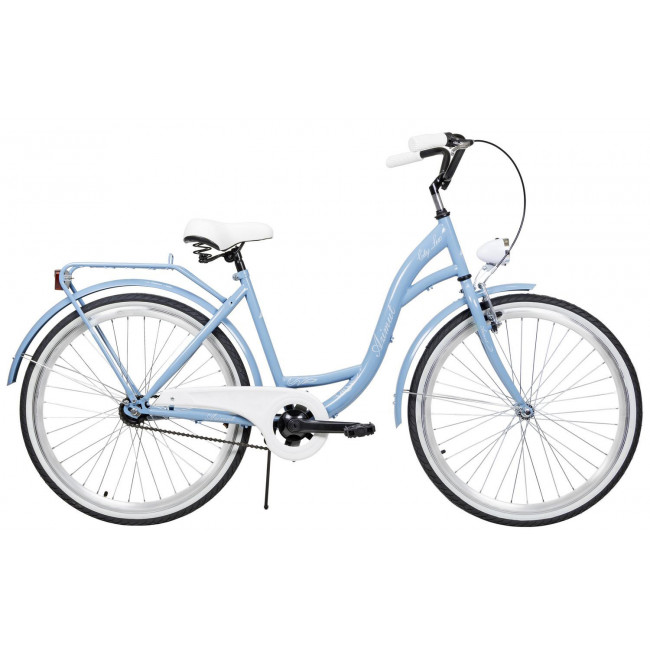 Jalgratas AZIMUT City Lux 26" 2023 light blue-white