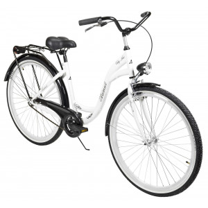 Jalgratas AZIMUT City Lux 28" 2023 white-black