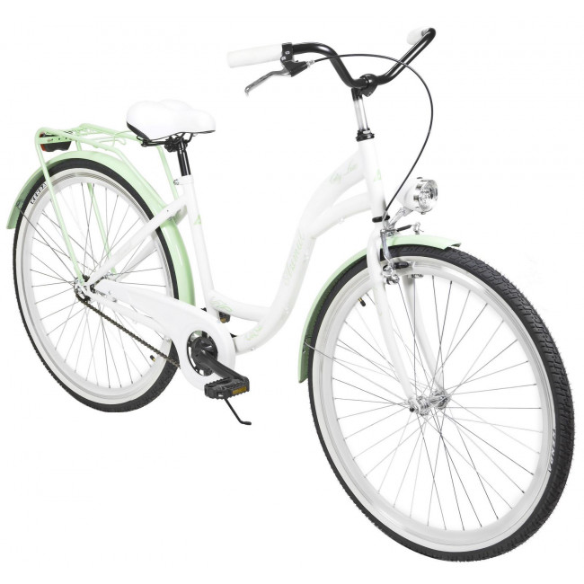Jalgratas AZIMUT City Lux 28" 2025 white-mint