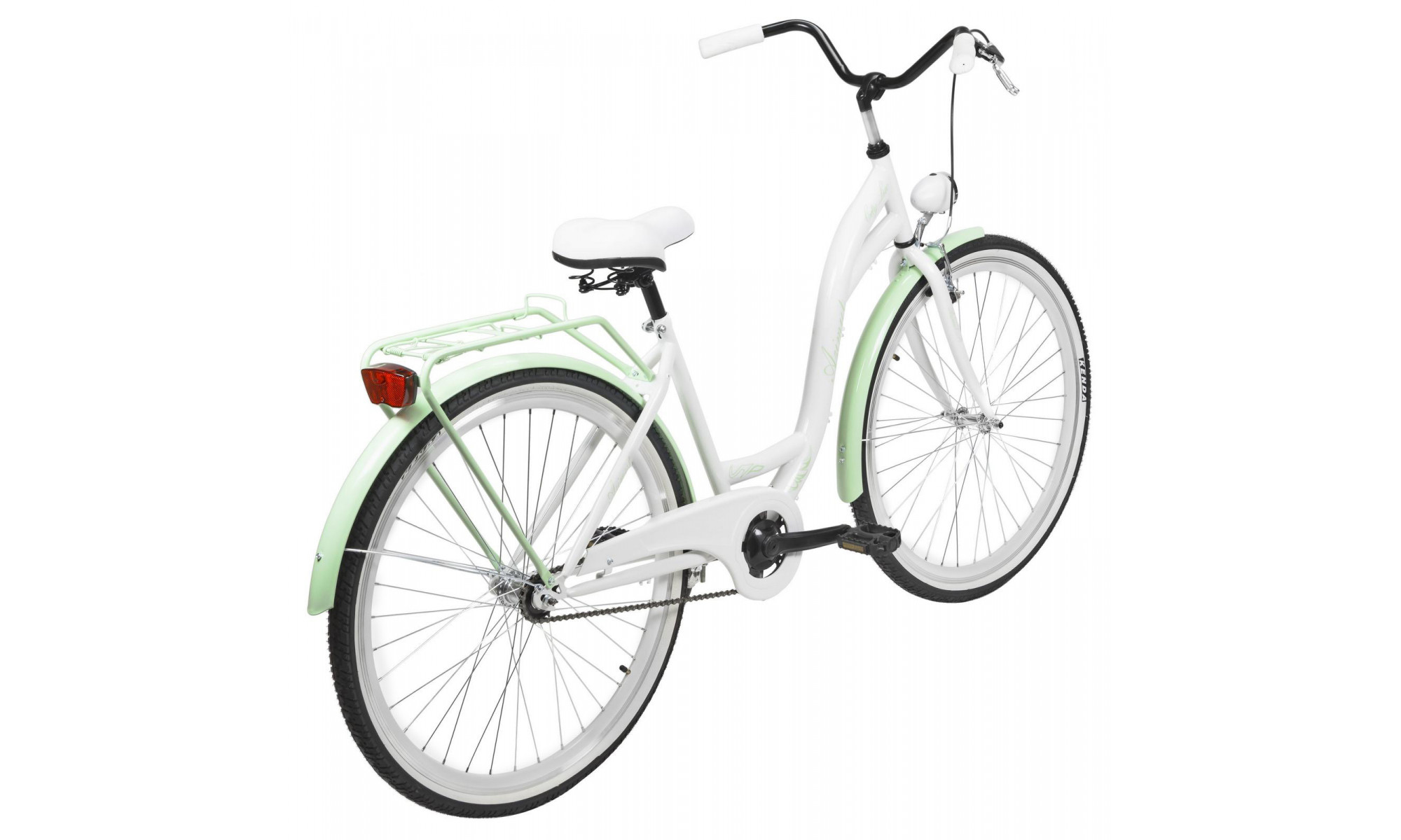 Jalgratas AZIMUT City Lux 28" 2025 white-mint - 7