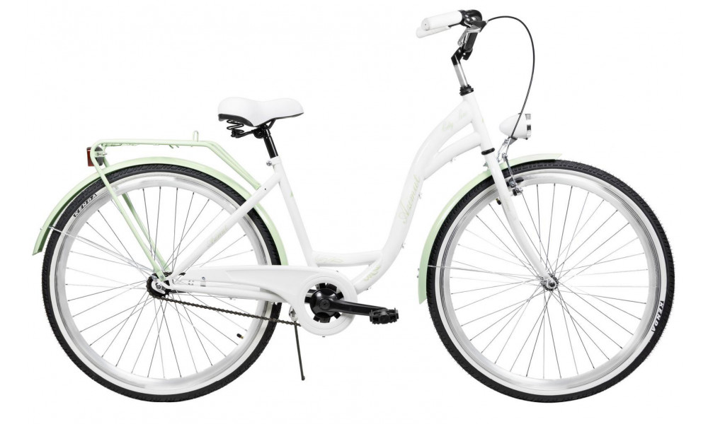 Jalgratas AZIMUT City Lux 28" 2023 white-mint - 8