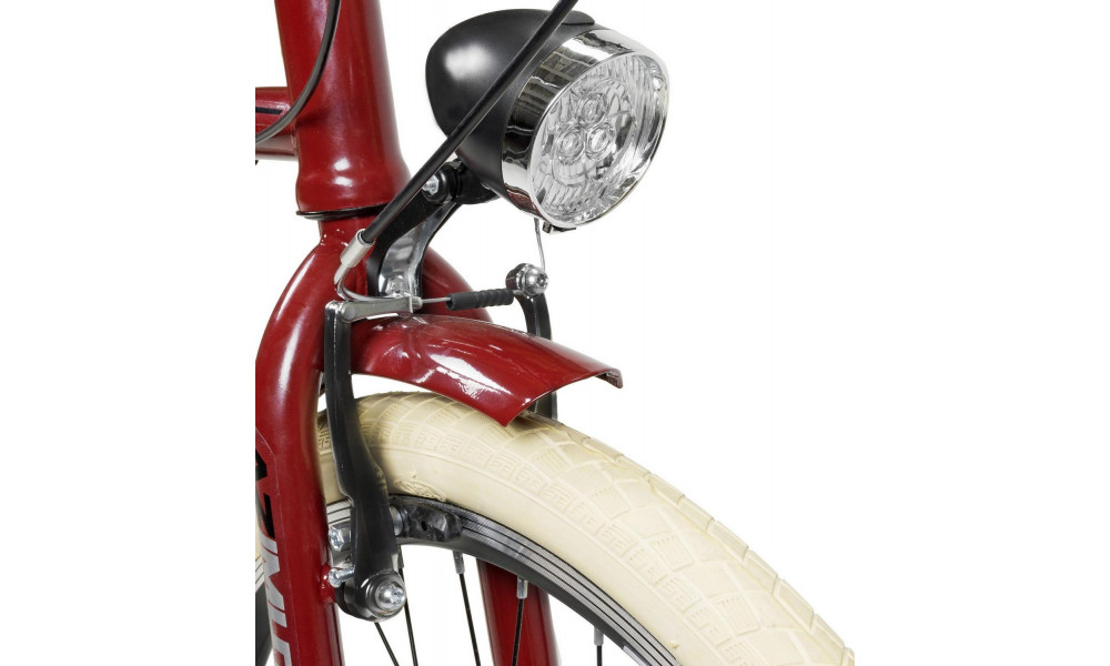 Jalgratas AZIMUT Vintage 26" 3-speed 2025 burgund-cream shiny - 4