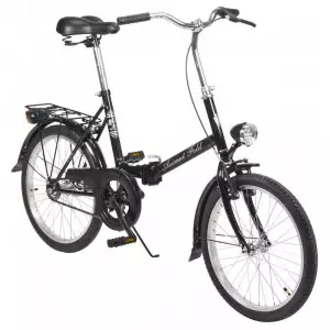 Jalgratas AZIMUT Fold 20" 2025 black shiny