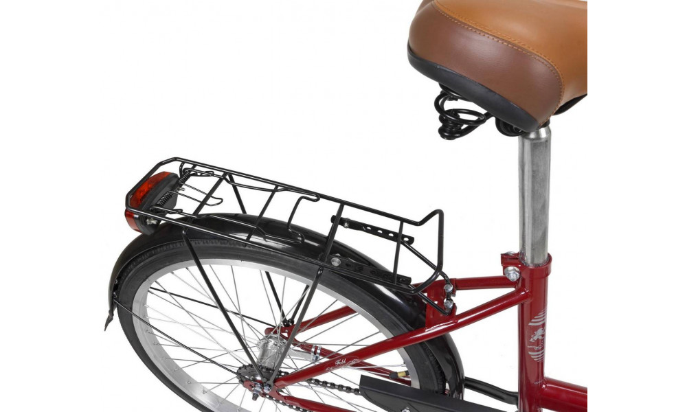 Jalgratas AZIMUT Fold 24" 2025 burgund shiny - 4