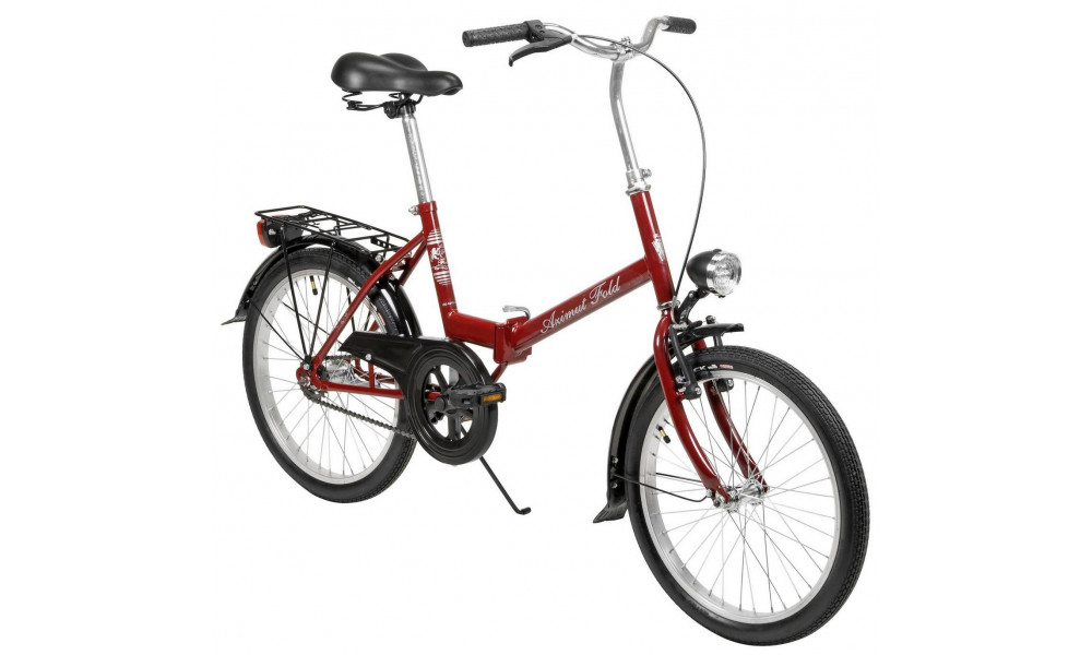 Jalgratas AZIMUT Fold 20" 2025 burgund semi-matt - 1