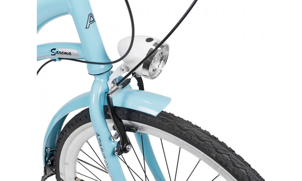 Jalgratas AZIMUT Sarema ALU 26" 3-speed 2025 turquoise matt - 2