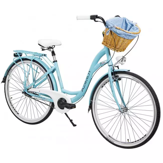Jalgratas AZIMUT Sarema ALU 28" 3-speed 2025 turquoise matt