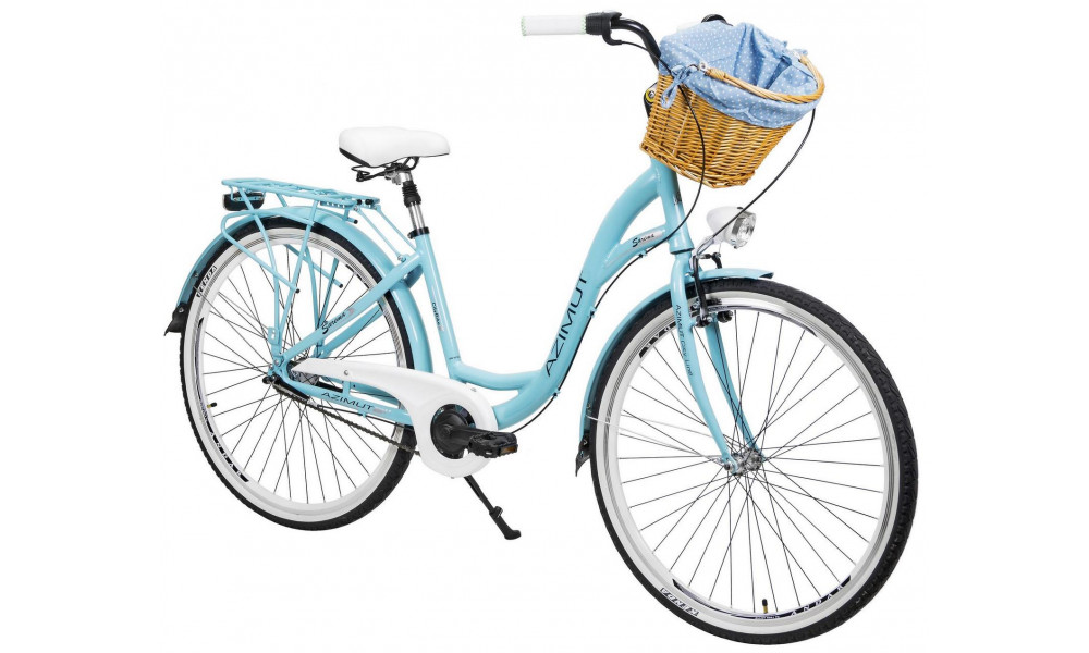 Jalgratas AZIMUT Sarema ALU 28" 3-speed 2025 turquoise matt - 1