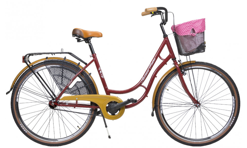 Jalgratas AZIMUT Retro Lux 28" 2025 bordo shiny 