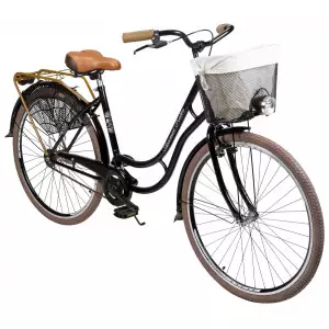 Jalgratas AZIMUT Retro Lux 28" 2025 black shiny