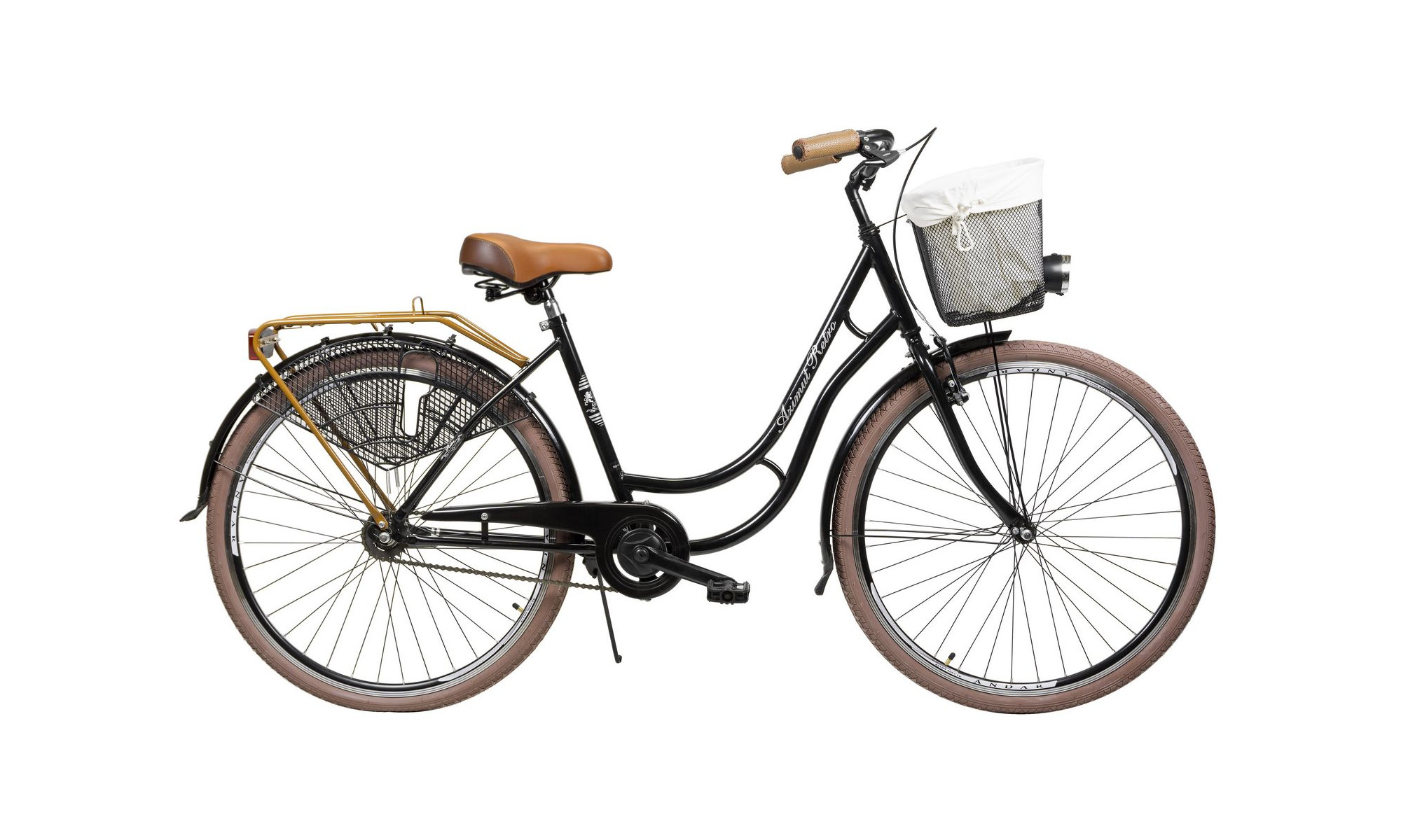 Jalgratas AZIMUT Retro Lux 28" 2025 black shiny - 3