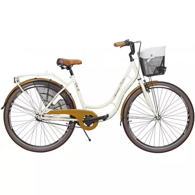 Jalgratas AZIMUT Holland Retro 28" 3-speed 2025 cream shiny