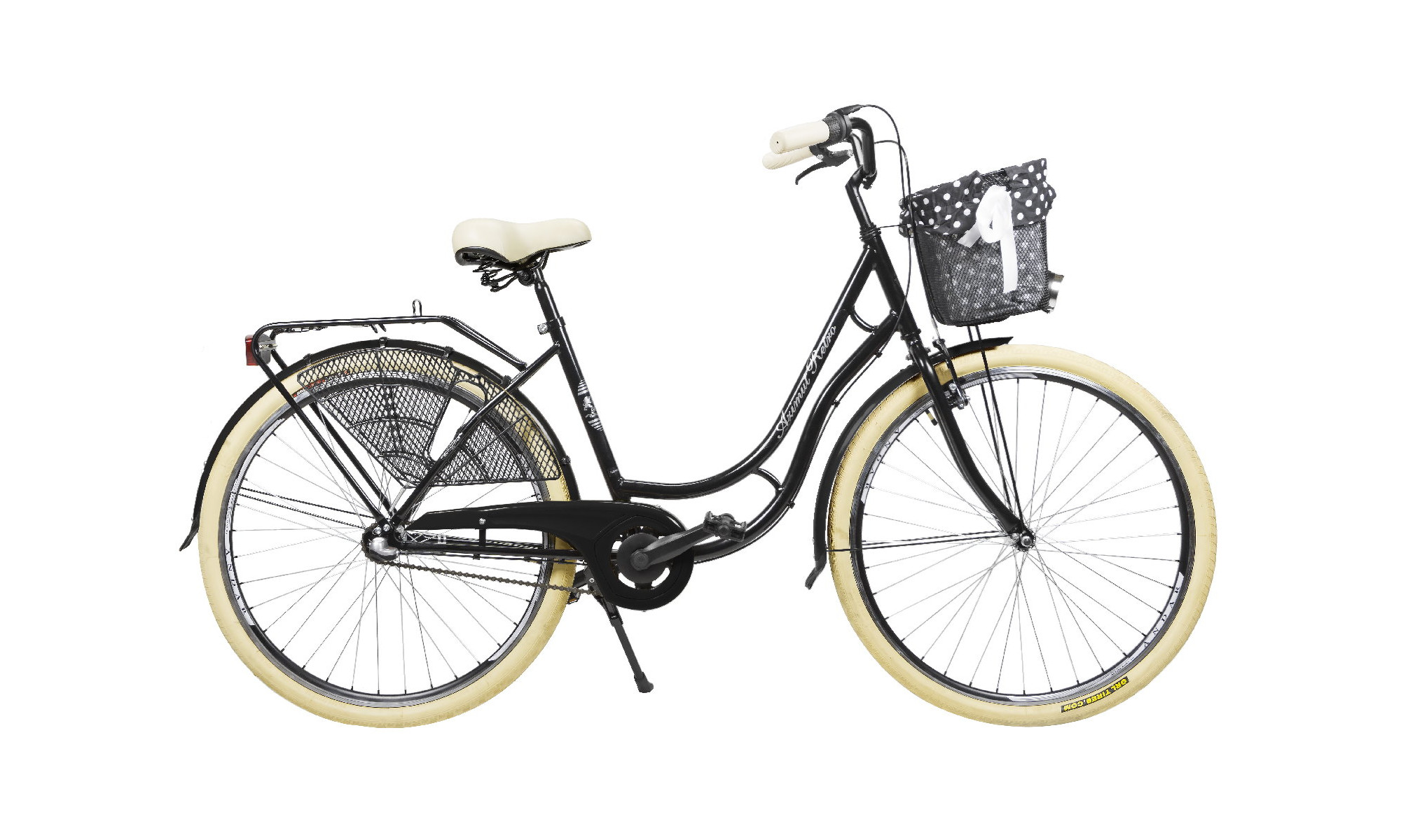 Jalgratas AZIMUT Holland Retro 28" 3-speed 2025 black matt 