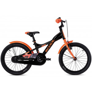 Jalgratas S'COOL XXlite 18" 1-speed coaster-brake Aluminium black-orange