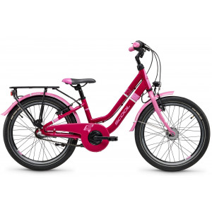 Jalgratas S'COOL chiX twin 20" 3-speed Aluminium pink-baby pink