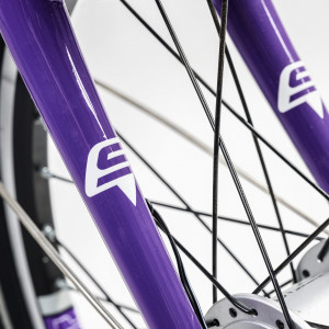 Jalgratas S'COOL chiX twin 20" 3-speed Aluminium white-purple