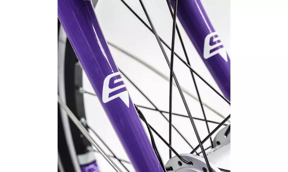Jalgratas S'COOL chiX twin 20" 3-speed Aluminium white-purple - 2