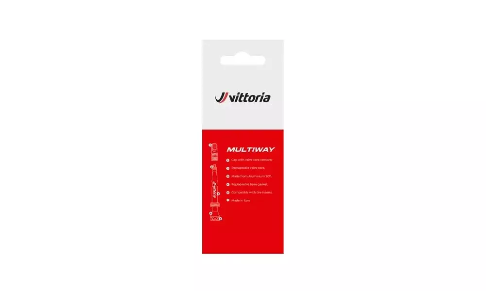 Sisekummita Ventiil Vittoria Multiway alloy black 40mm 2tk. - 5