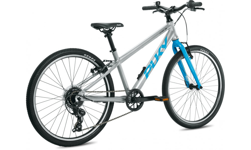 Jalgratas PUKY LS-PRO 24-8 Alu silver/fresh blue - 3