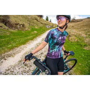 Rattasärk Northwave Blade Flower WMN S/S black-turquoise