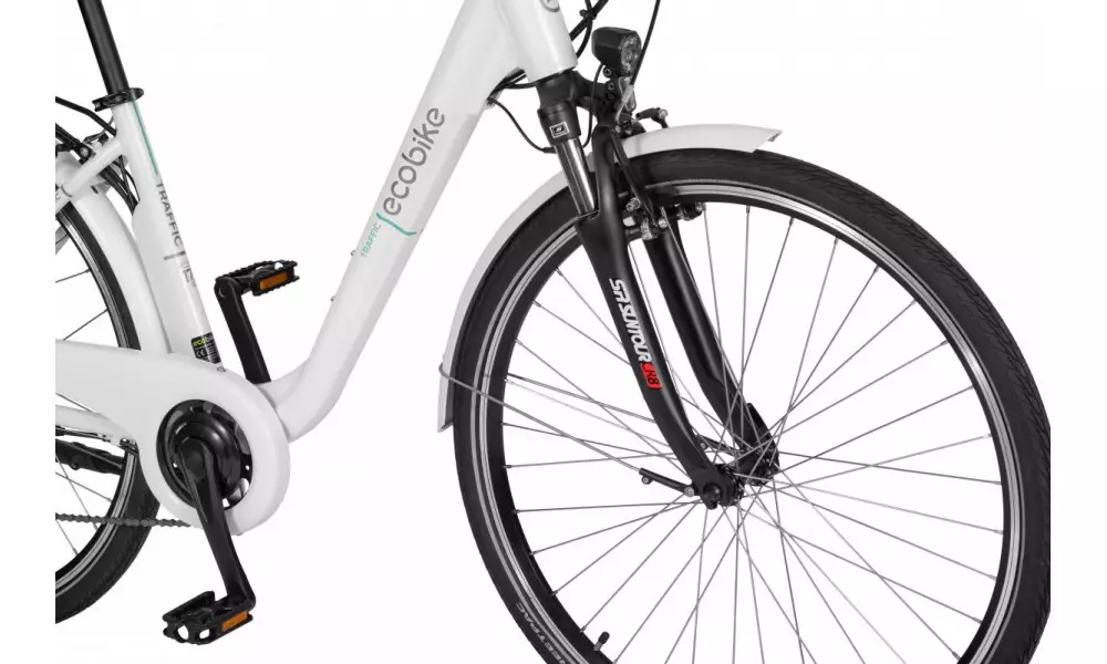 Elektrijalgratas Ecobike Traffic 28" 2023 white - 5