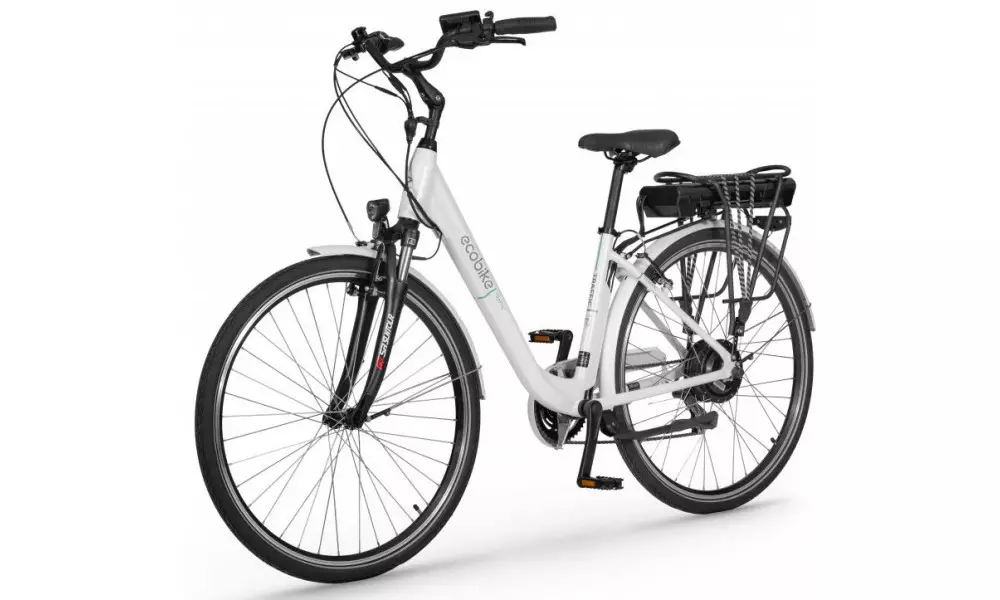 Elektrijalgratas Ecobike Traffic 28" 2023 white - 10