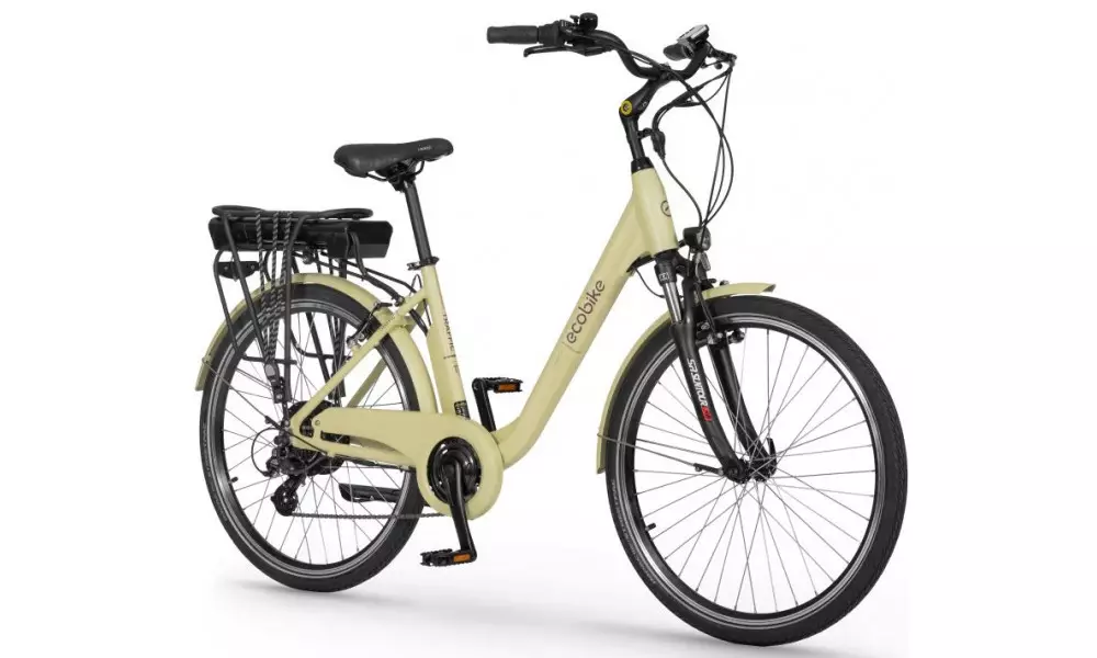 Elektrijalgratas Ecobike Traffic 26" 2023 beige - 1