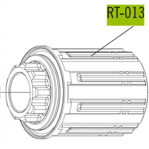Tirrisüdamik Fulcrum Racing Sport for Shimano HG and SRAM 8/9/10/11-speed cassettes