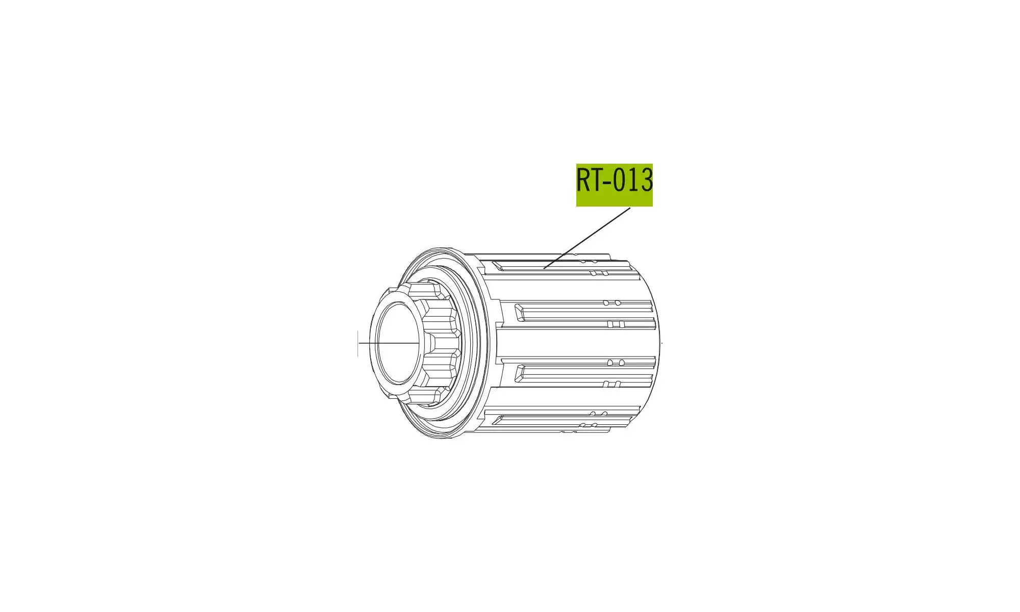 Tirrisüdamik Fulcrum Racing Sport for Shimano HG and SRAM 8/9/10/11-speed cassettes 