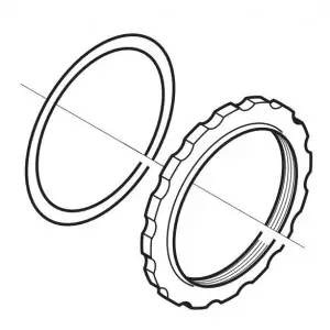 Polt ketta jaoks Fulcrum for AFS disc mount with washer (4 tk.)