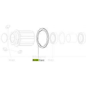 Kasseti vahetükk Fulcrum for Shimano HG11 freewheel body (5 tk.)