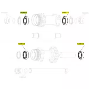 Rummu kuullaager Fulcrum R9DB-003 (4 tk.)
