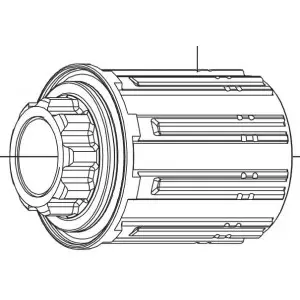 Tirrisüdamik Fulcrum Red Power SL for Shimano HG and SRAM 8/9/10-speed cassettes