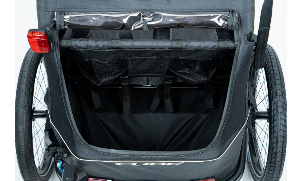 Lastekäru Cube Double CMPT black - 3