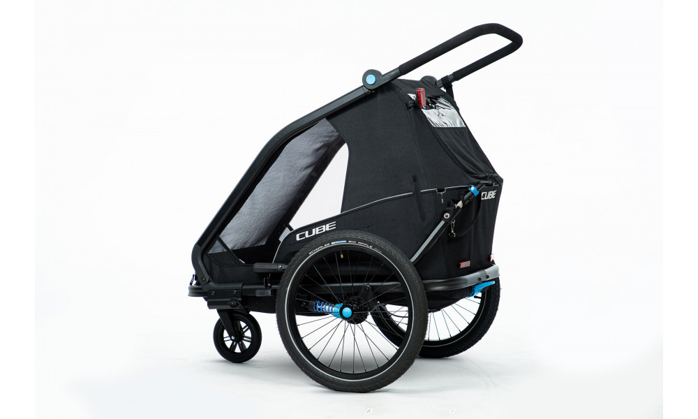 Lastekäru Cube Double CMPT black - 9